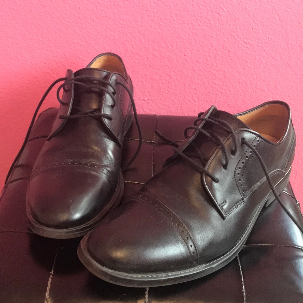Men’s black Dockers size 10 dress shoes - Picture 1 of 4